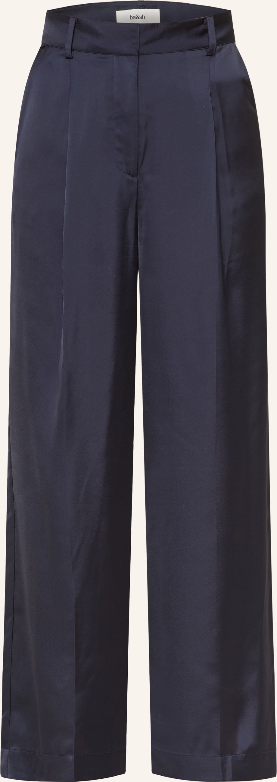 Ba&Sh Marlenehose Cheerly Aus Satin blau