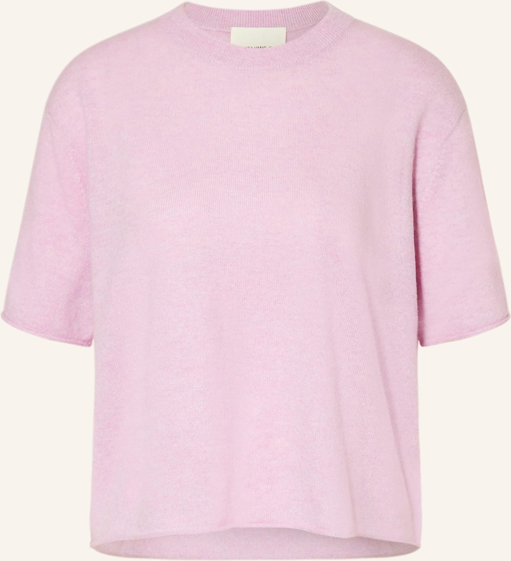 Lisa Yang Strickshirt Cila Aus Cashmere rosa
