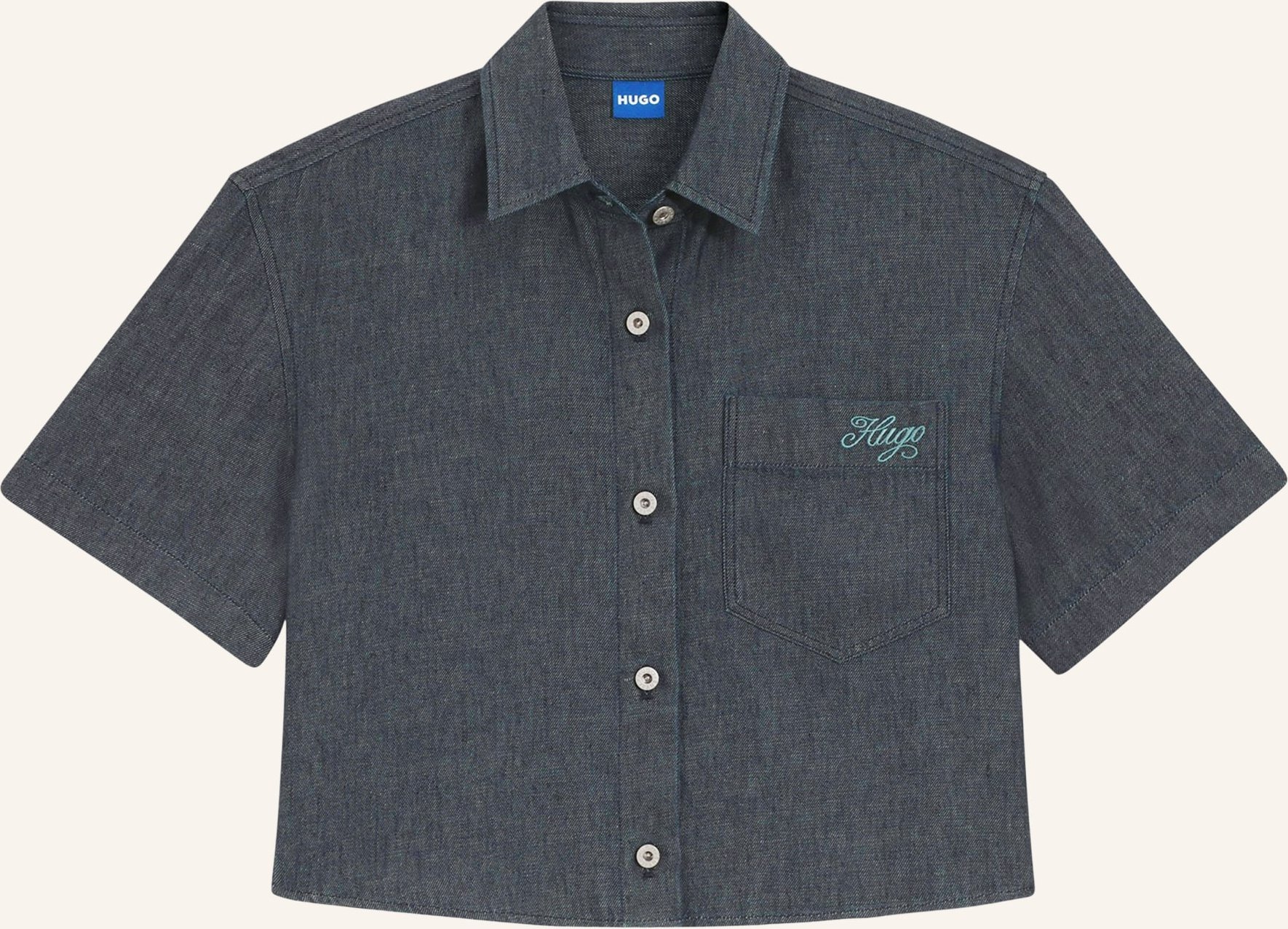 Hugo Jeansbluse Erynn blau