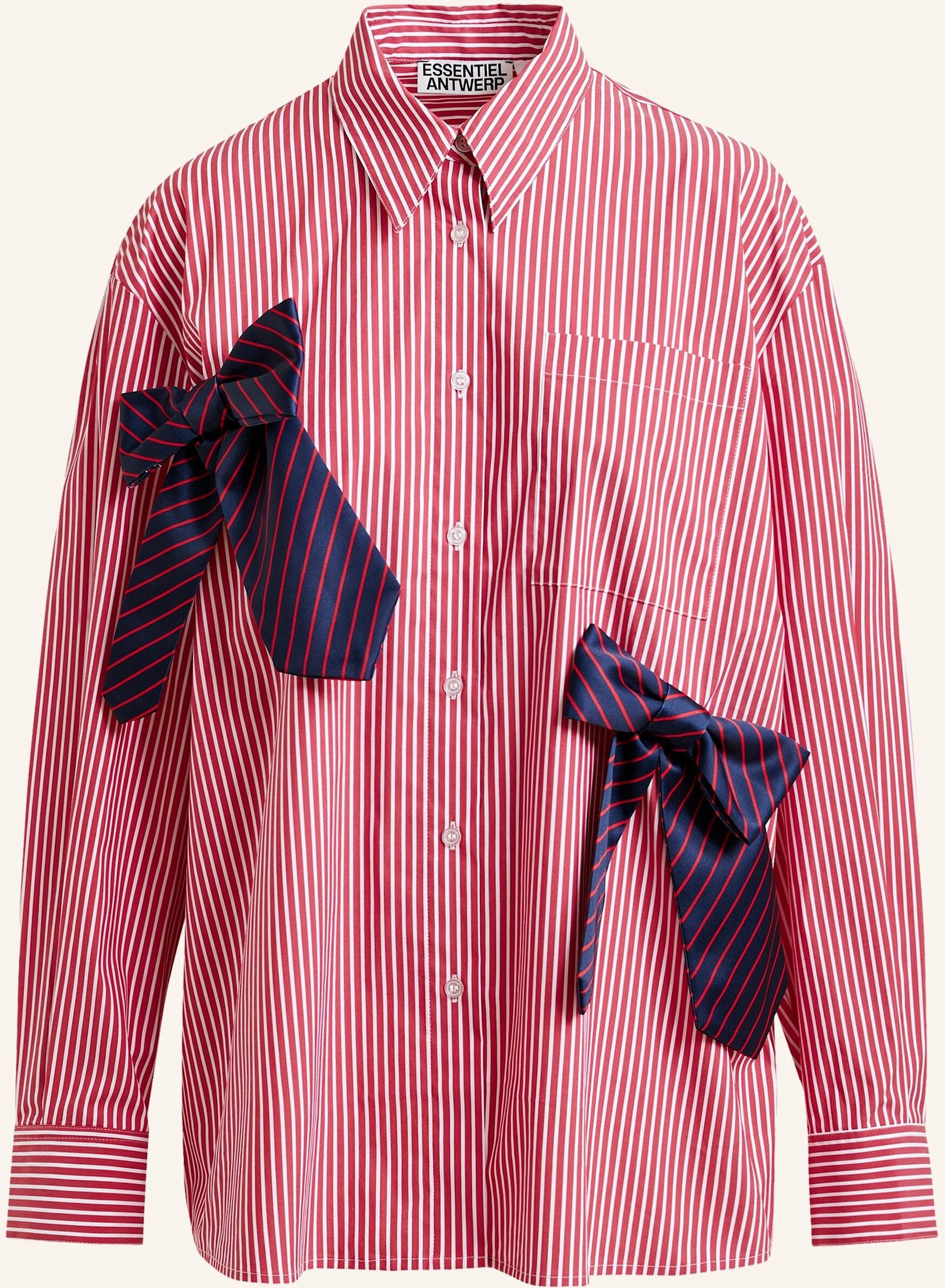 Essentiel Antwerp Hemd Jiwi rot