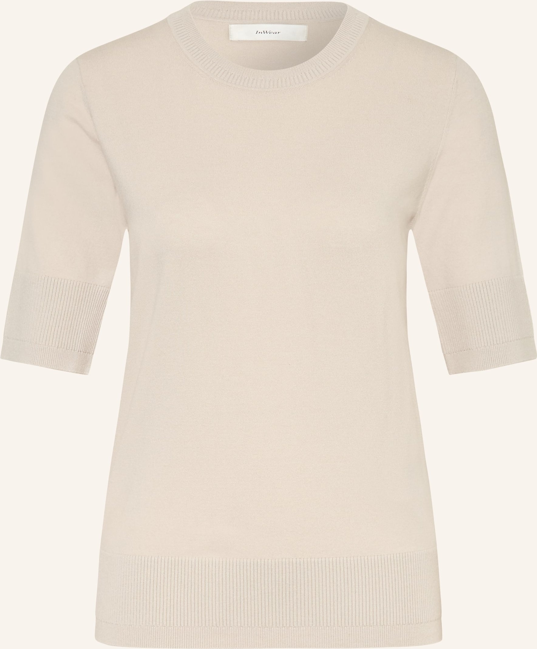 Inwear Strickshirt Mikoiw beige