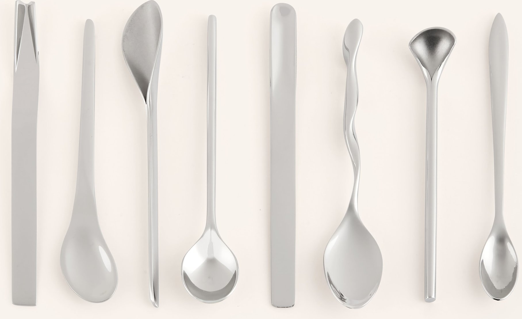 Alessi 6er-Set Espressolöffel Mokka silber