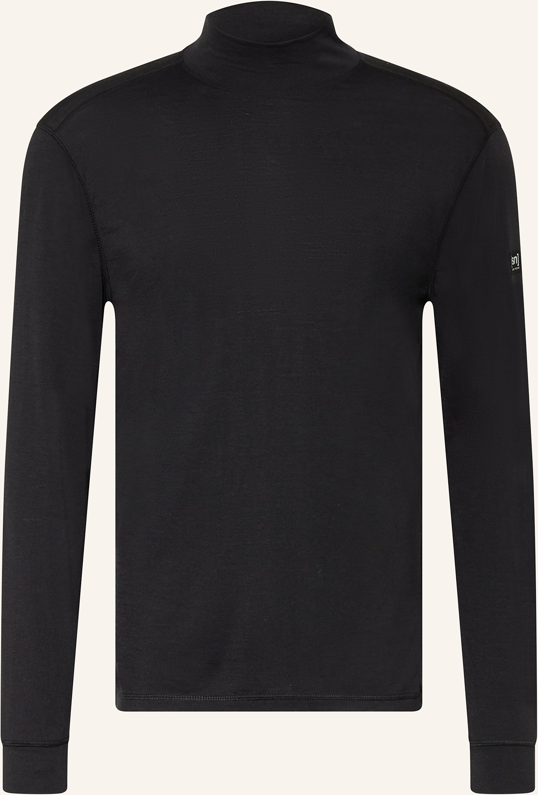 Super.Natural Funktionswäsche-Shirt tundra175 Mit Merinowolle schwarz