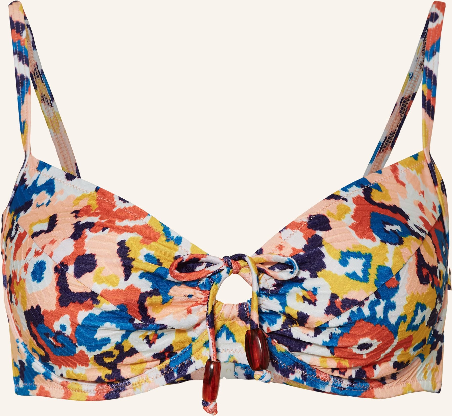 Lidea Bügel-Bikini-Top Heartbeat Mit Schmuckperlen orange