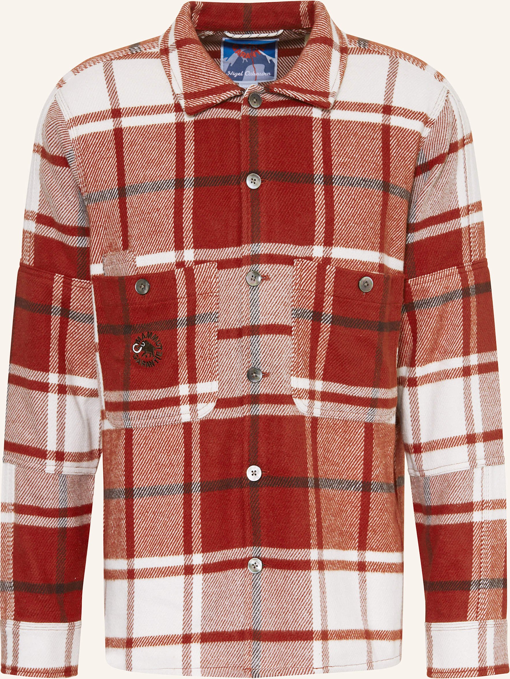 Mammut Flanell-Overjacket Direttissima rot