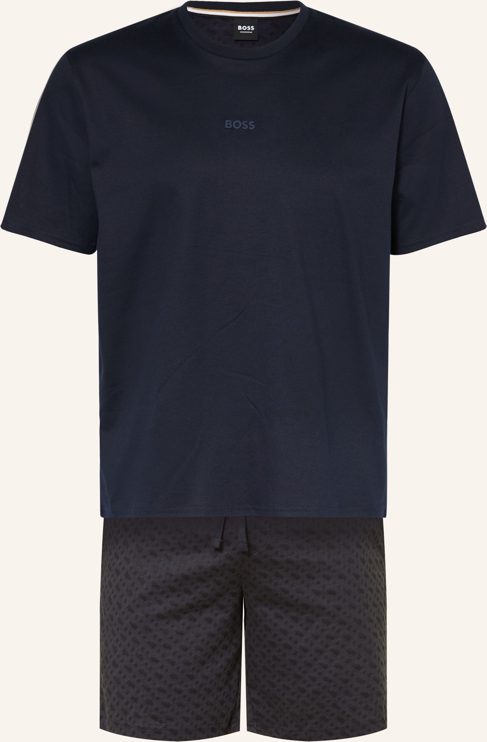 Boss Shorty-Schlafanzug Relax blau