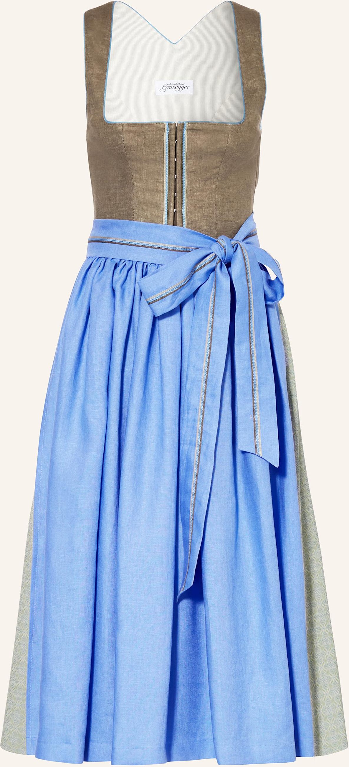 Grasegger Leinendirndl Britta beige