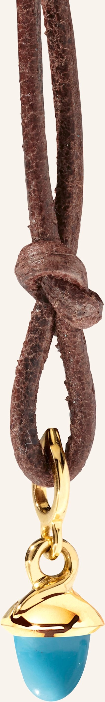 Tamara Comolli Anhänger Pendant Minimikado Turquoise 18k Gelbgold gold