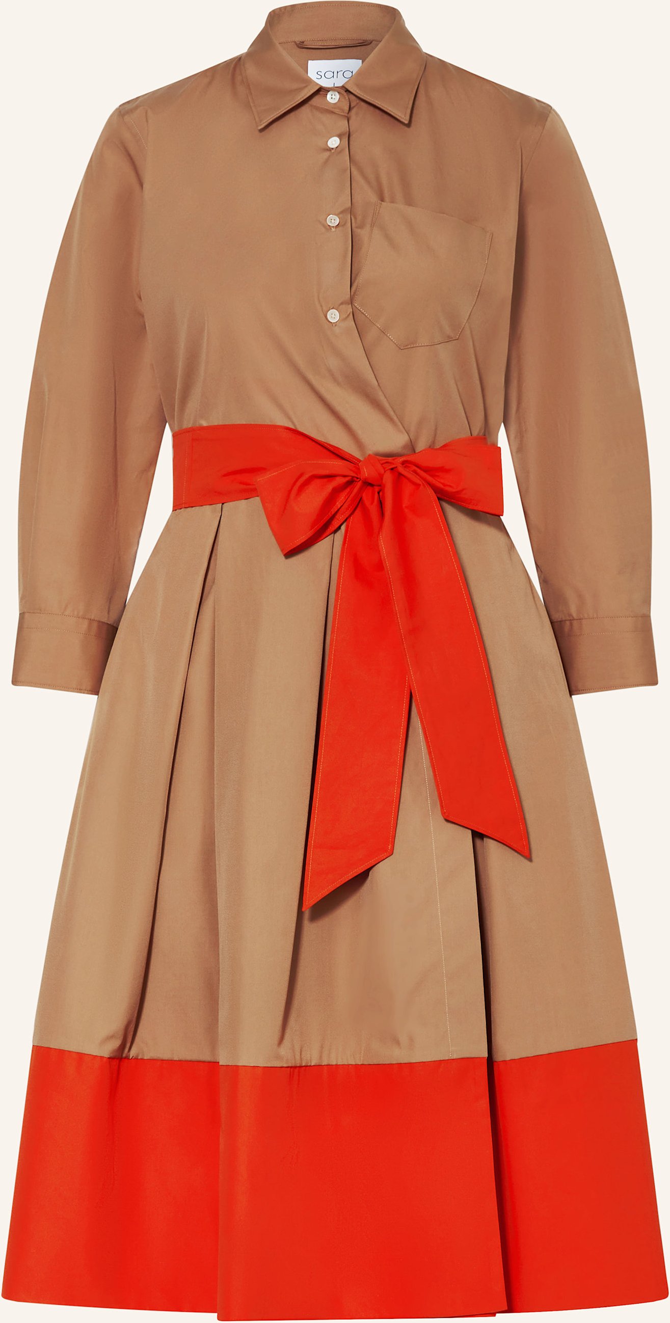 Sara Roka Kleid Elenat braun