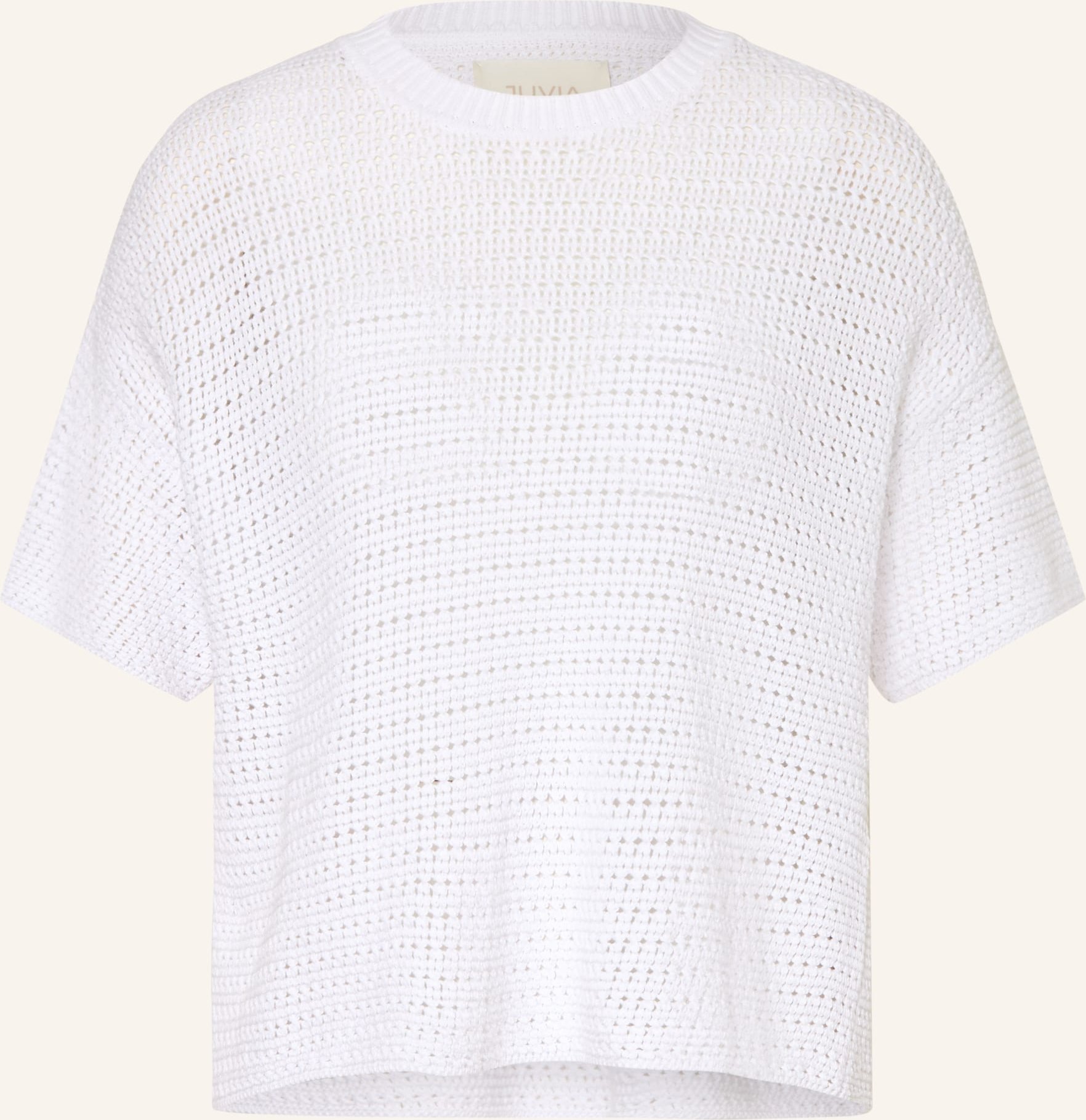 Juvia Strickshirt Vineta weiss