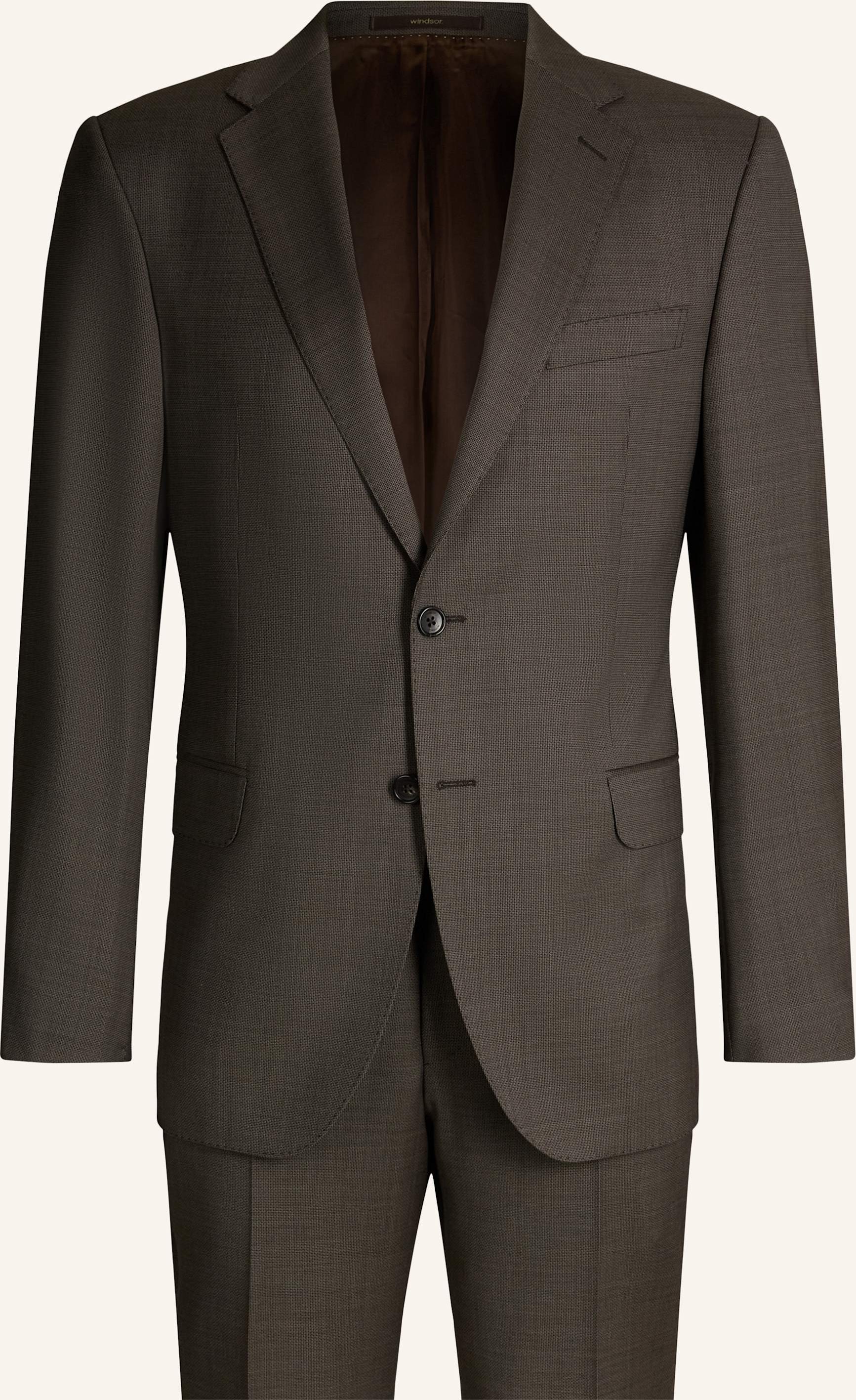 Thumbnail - Windsor. Anzug Regular Fit braun