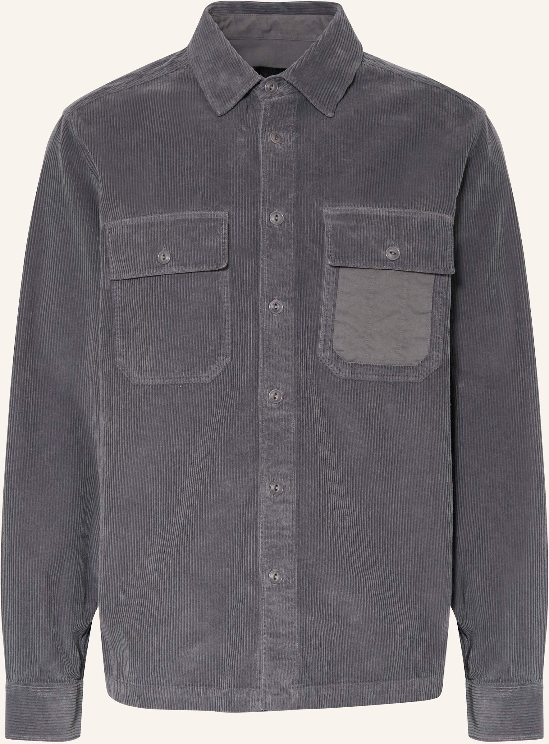 Belstaff Cord-Overjacket Fallgate Comfort Fit grau