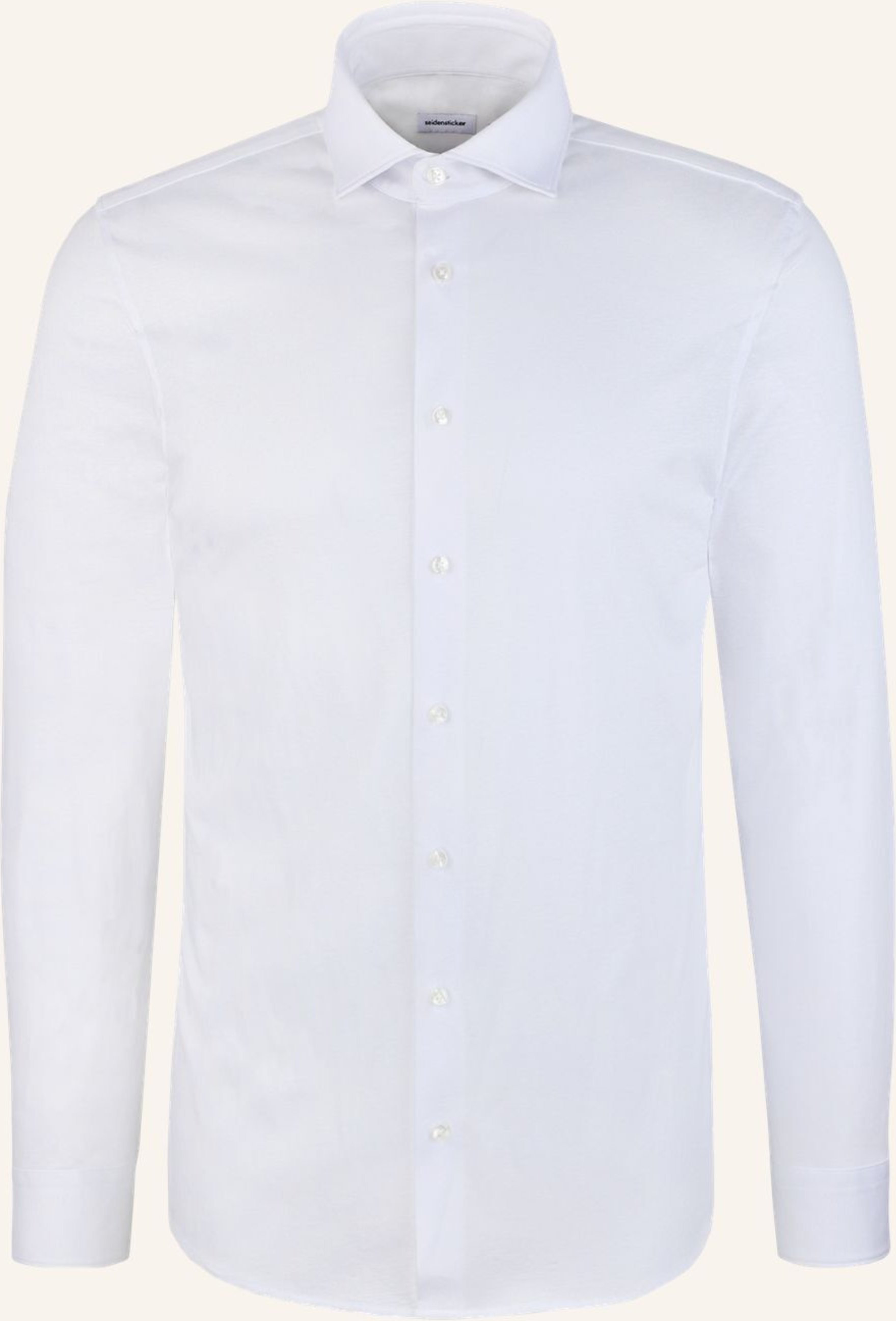 Seidensticker Jerseyhemd Shaped Fit weiss