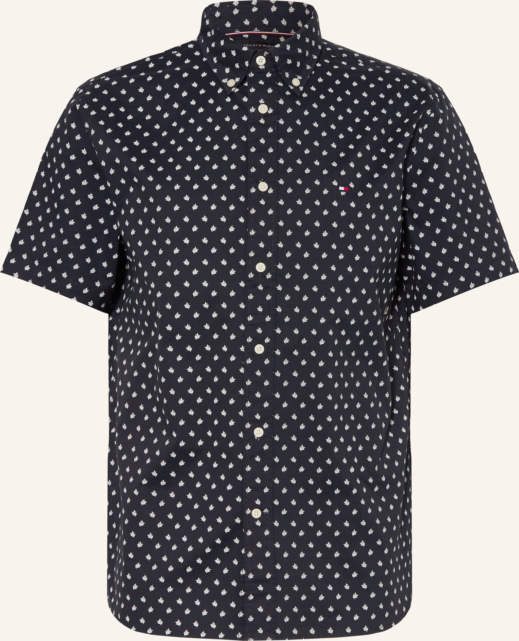 Tommy Hilfiger Kurzarm-Hemd blau