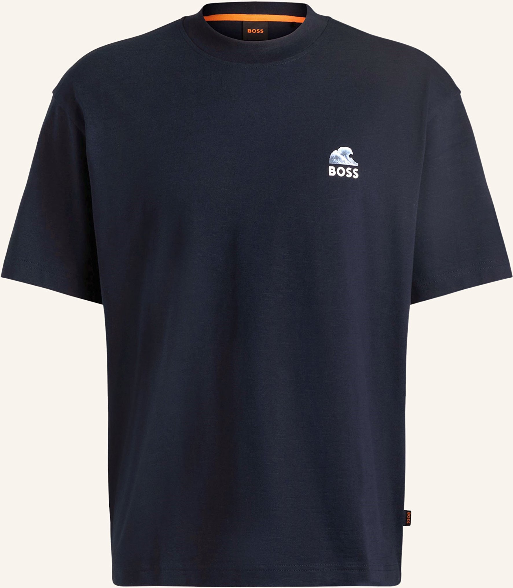 Boss T-Shirt Te_Numbers blau