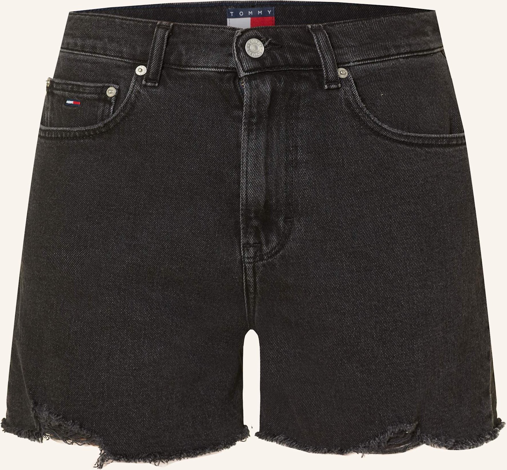 Tommy Jeans Jeansshorts schwarz