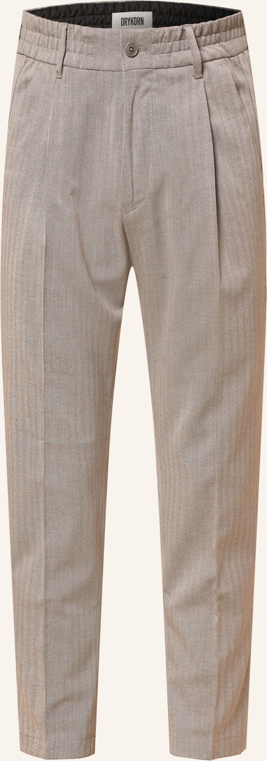 Drykorn Anzughose Chasy Regular Fit Mit Verkürzter Beinlänge grau