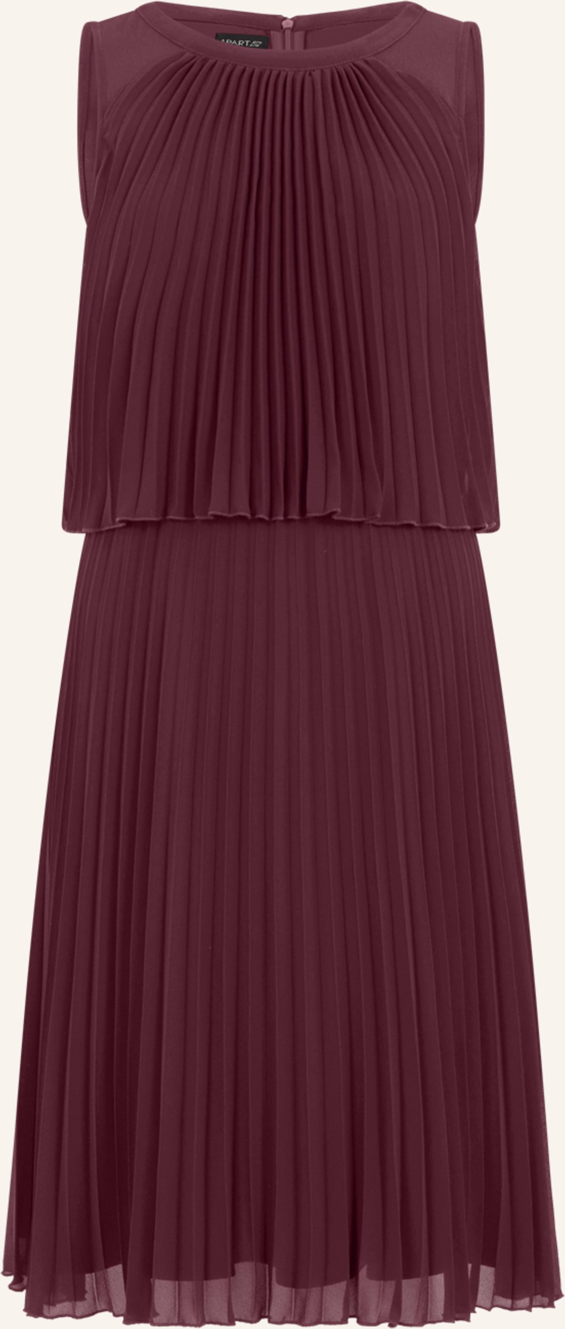 Apart Chiffonkleid rot