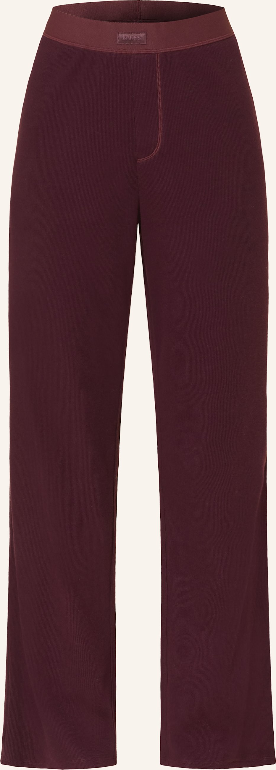 Skims Lounge-Hose Cotton Rib rot
