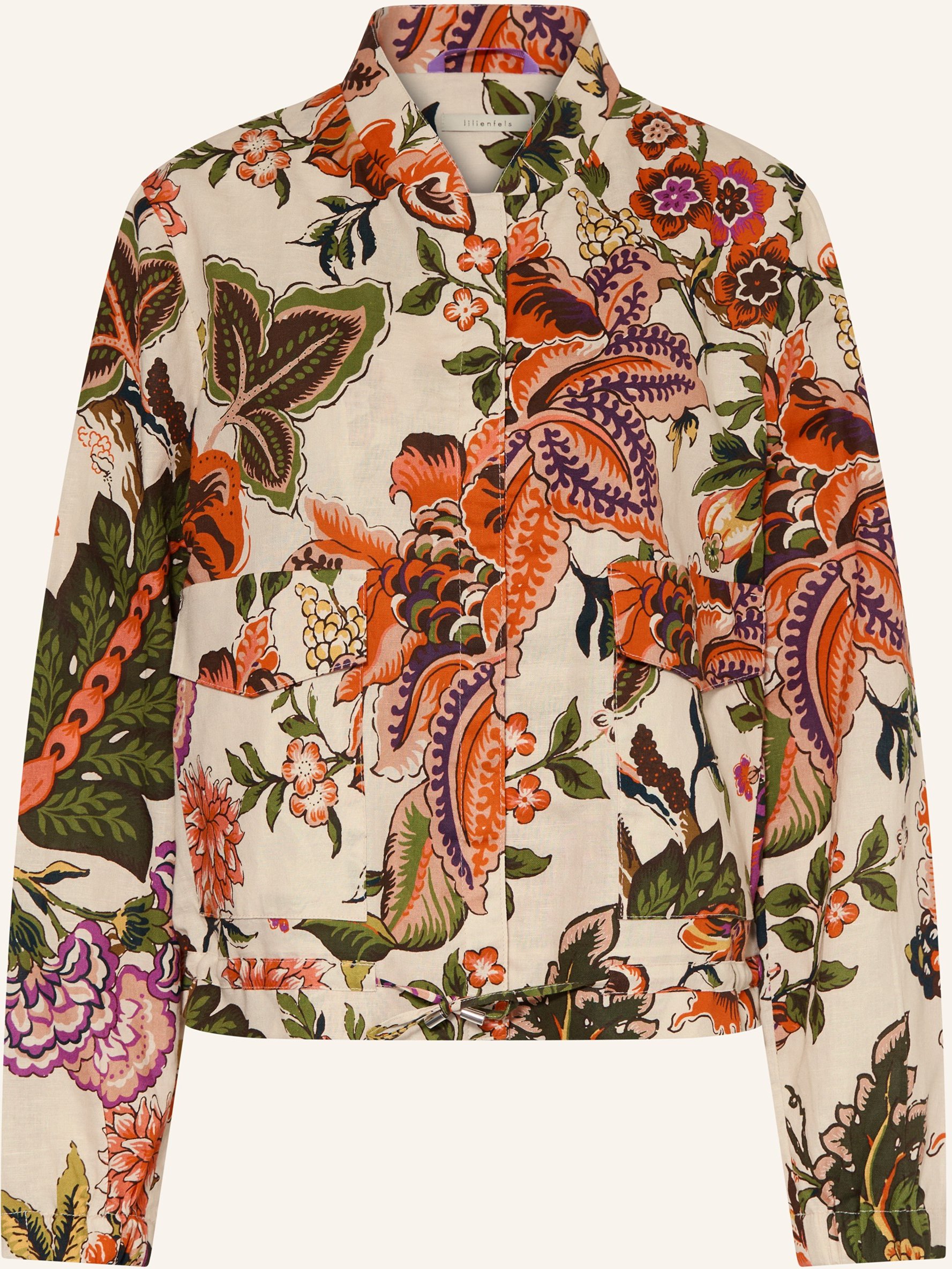 Lilienfels Jacke Mit Leinen weiss