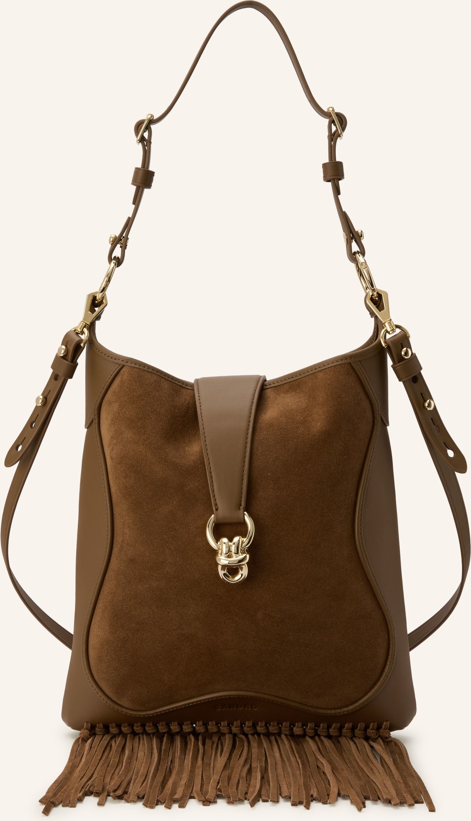 Sandro Umhängetasche braun