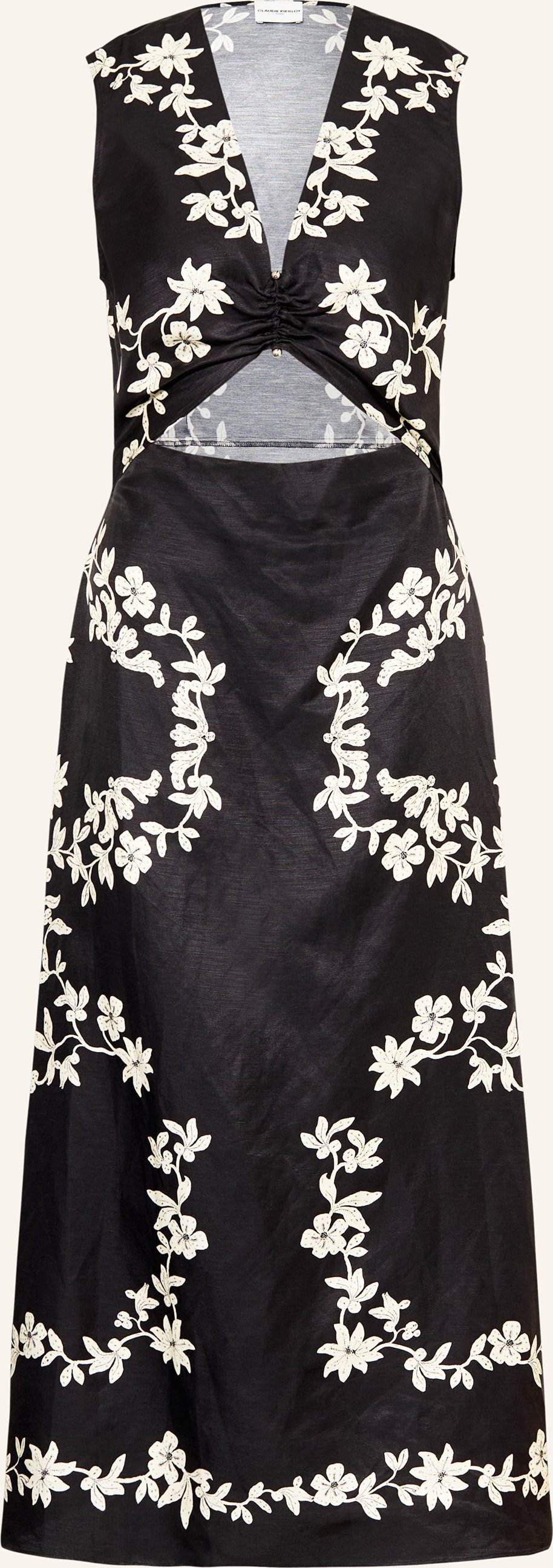 Claudie Pierlot Kleid Mit Cut-Out schwarz