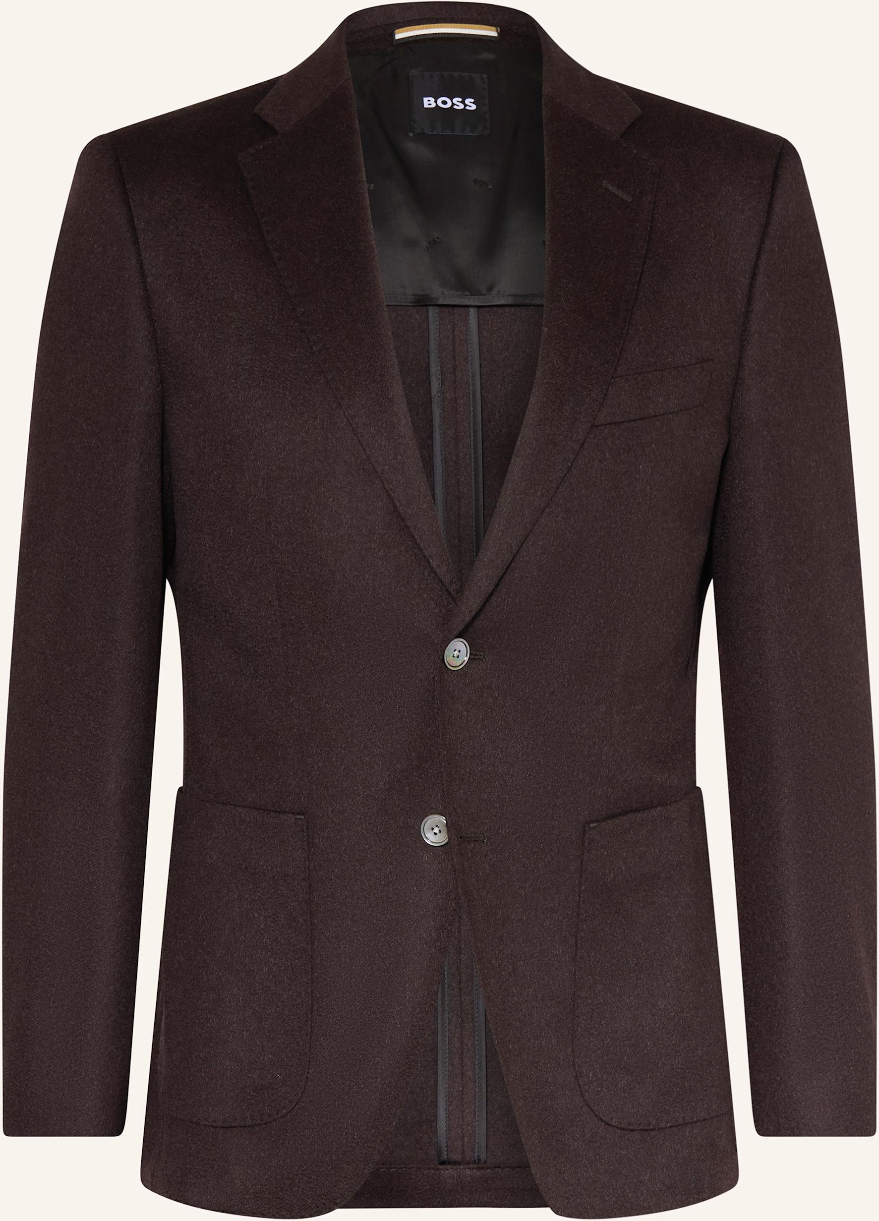 Thumbnail - Boss Sakko Janson Regular Fit Aus Cashmere braun