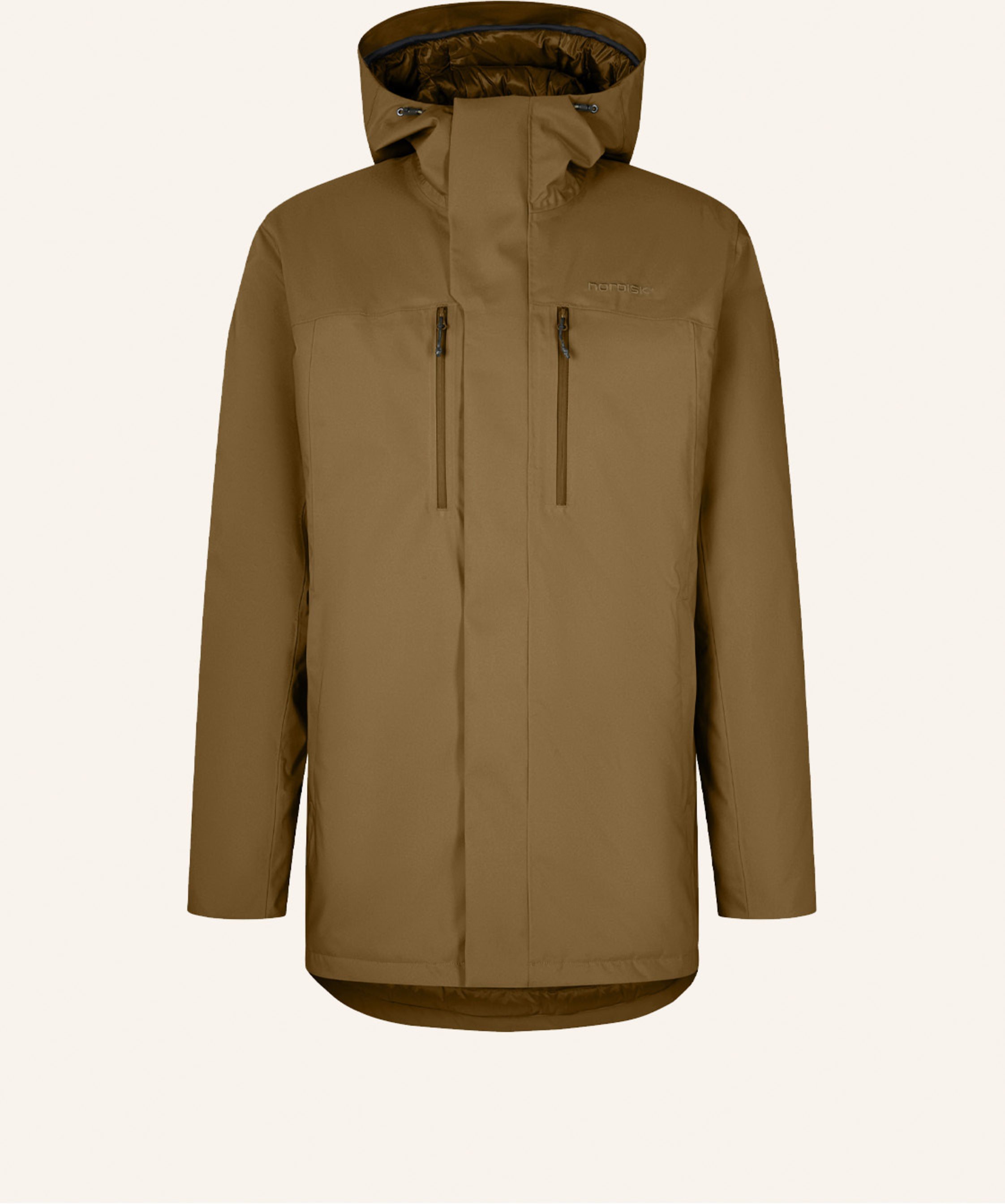 Nordisk Daunenjacke Lauge braun