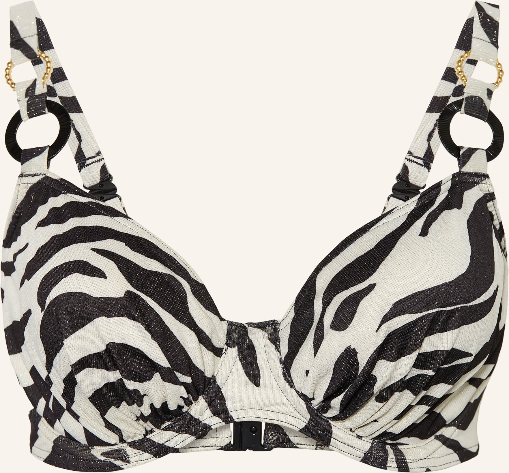 Primadonna Bügel-Bikini-Top Dalice Mit Glitzergarn schwarz