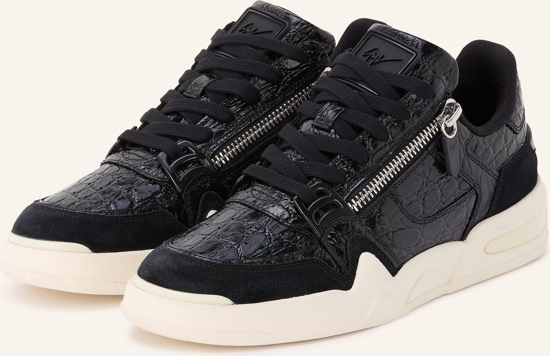 Giuseppe Zanotti Design Sneaker Tomaia schwarz