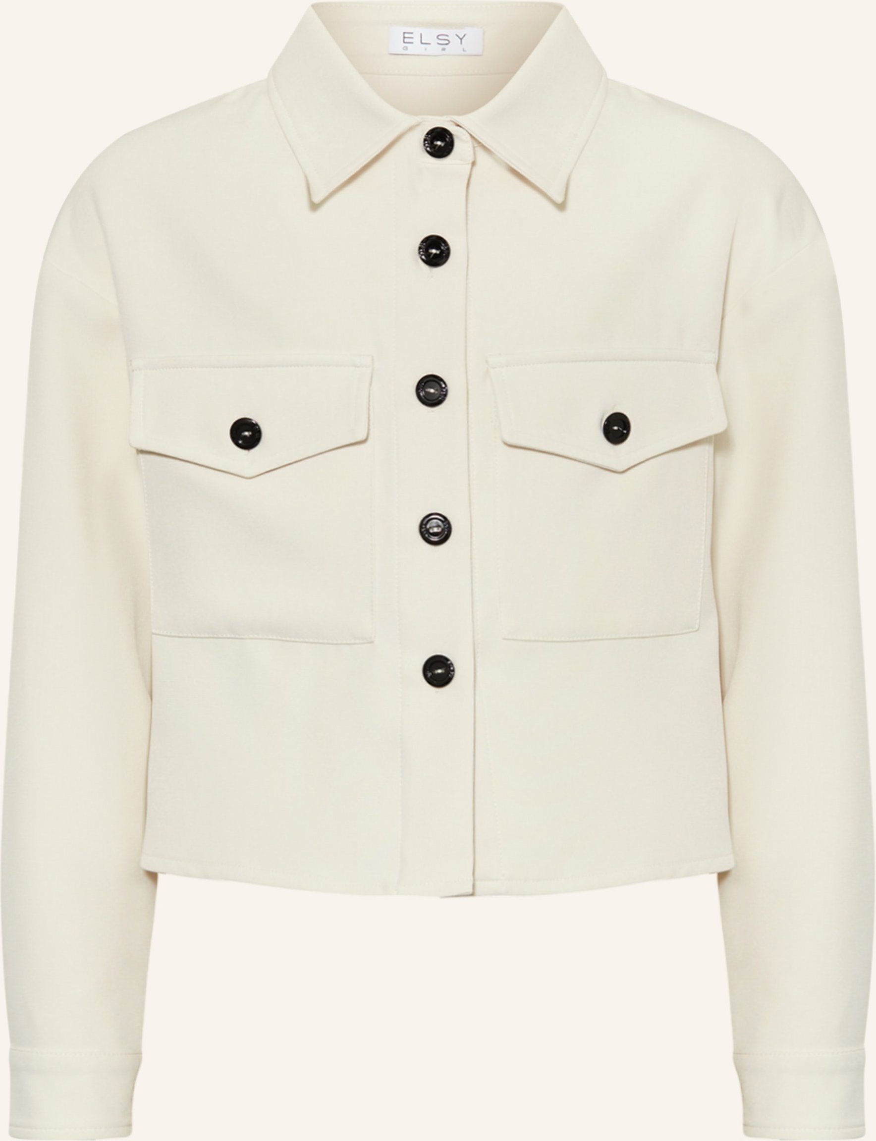 Elsy Overshirt Nail weiss