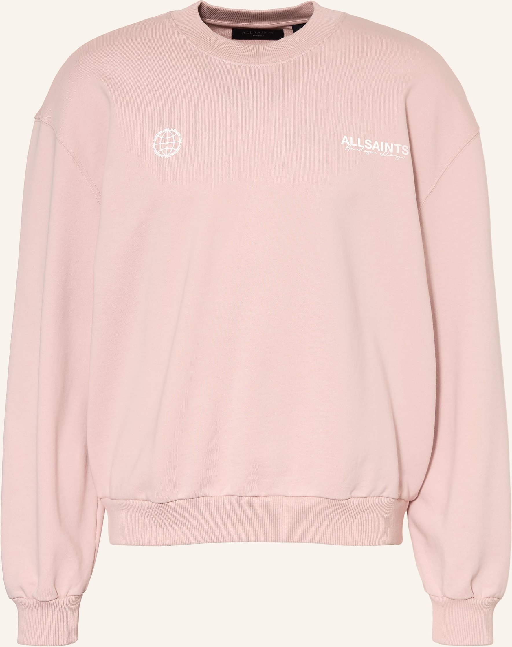 Allsaints Sweatshirt Emblem rosa