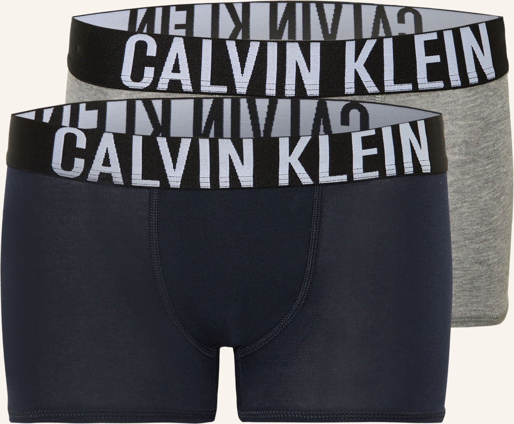 Calvin Klein 2er-Pack Boxershorts Intense Power grau