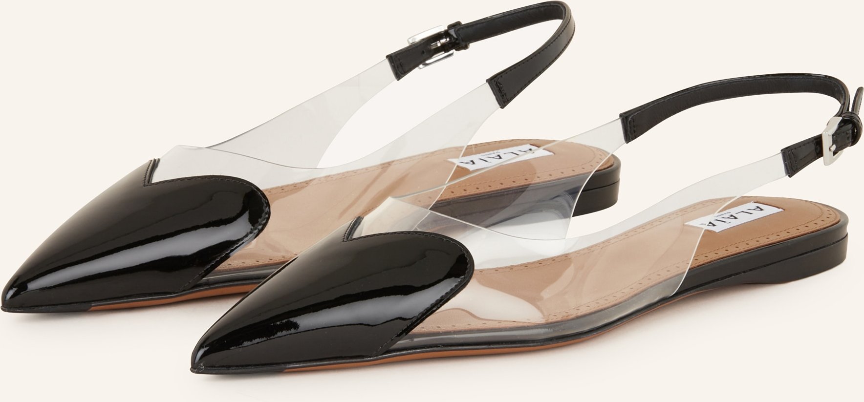 Alaïa Slingballerinas schwarz