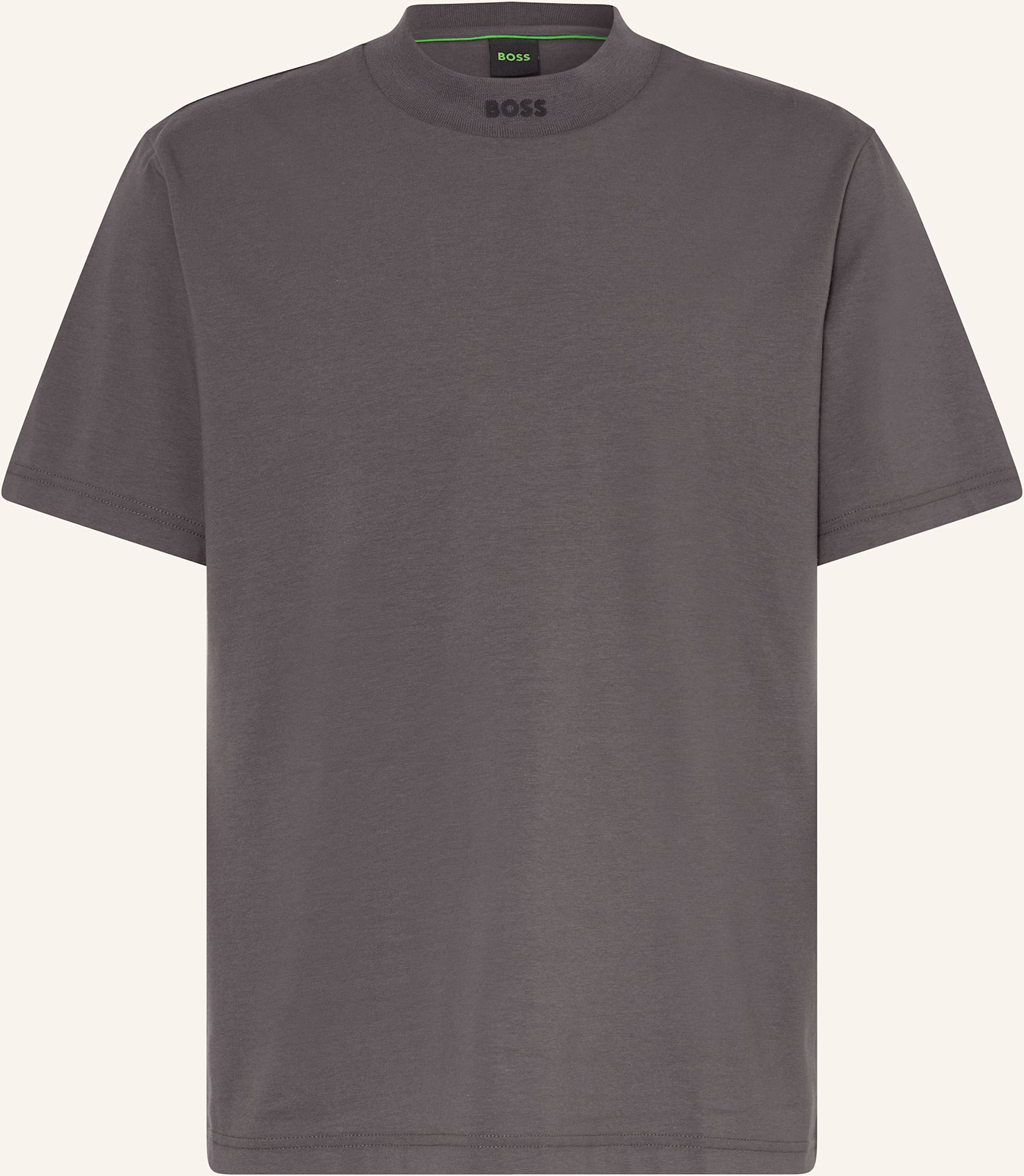 Boss T-Shirt Collar Zone grau