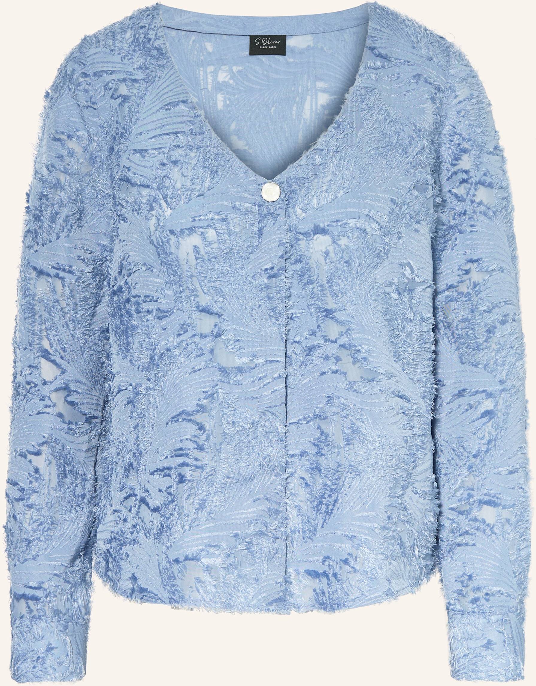 S.Oliver Black Label Blusenshirt blau