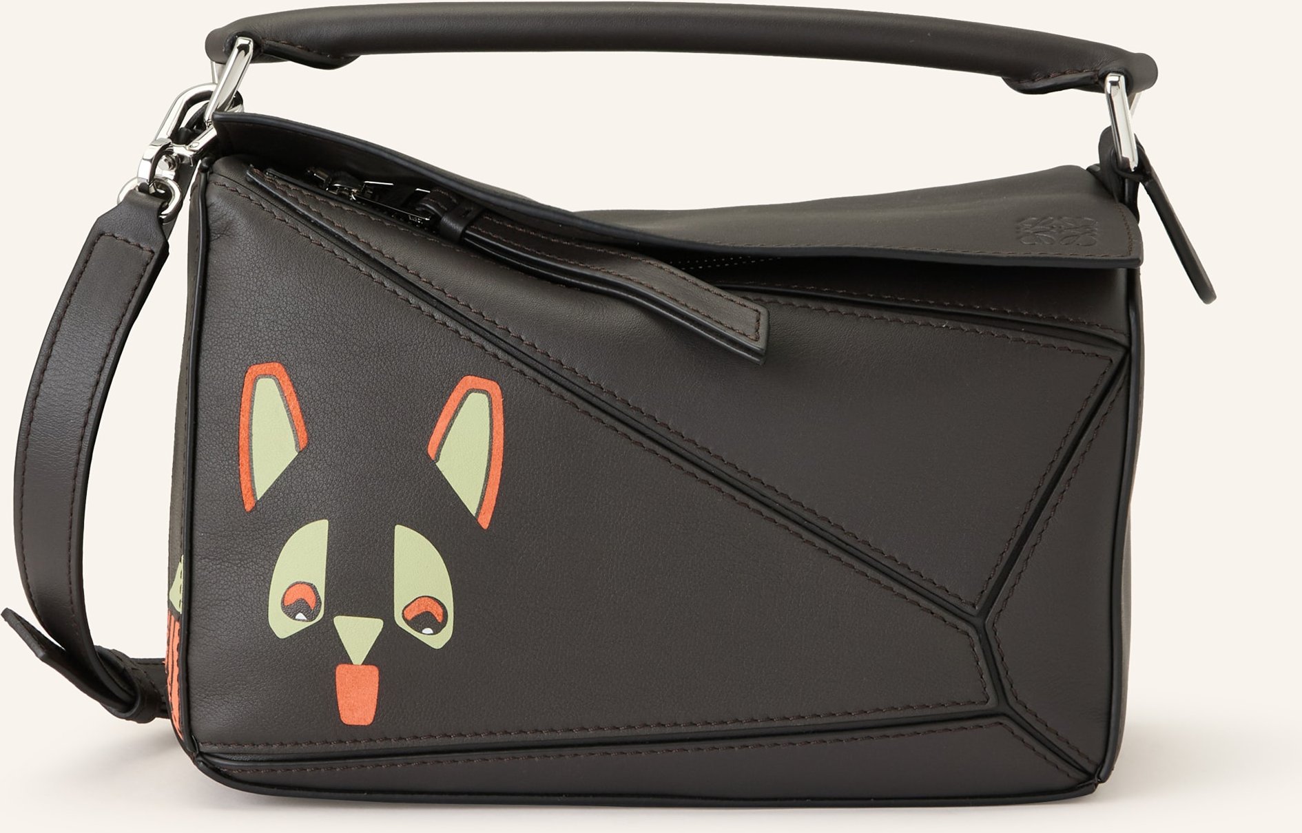 Loewe Handtasche Puzzle grau