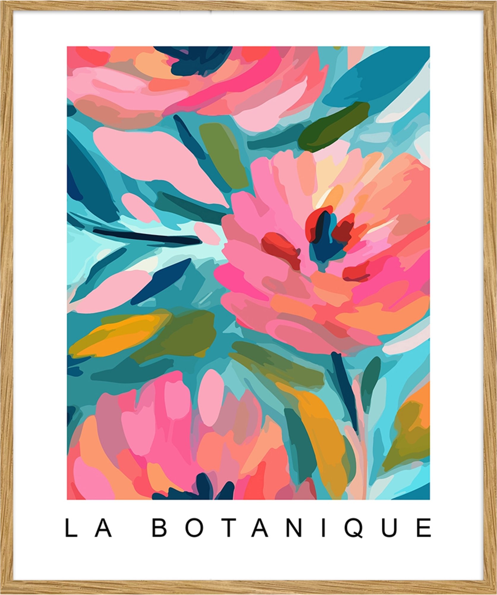 Liv Corday Wandbild La Botanique Mit Rahmen weiss