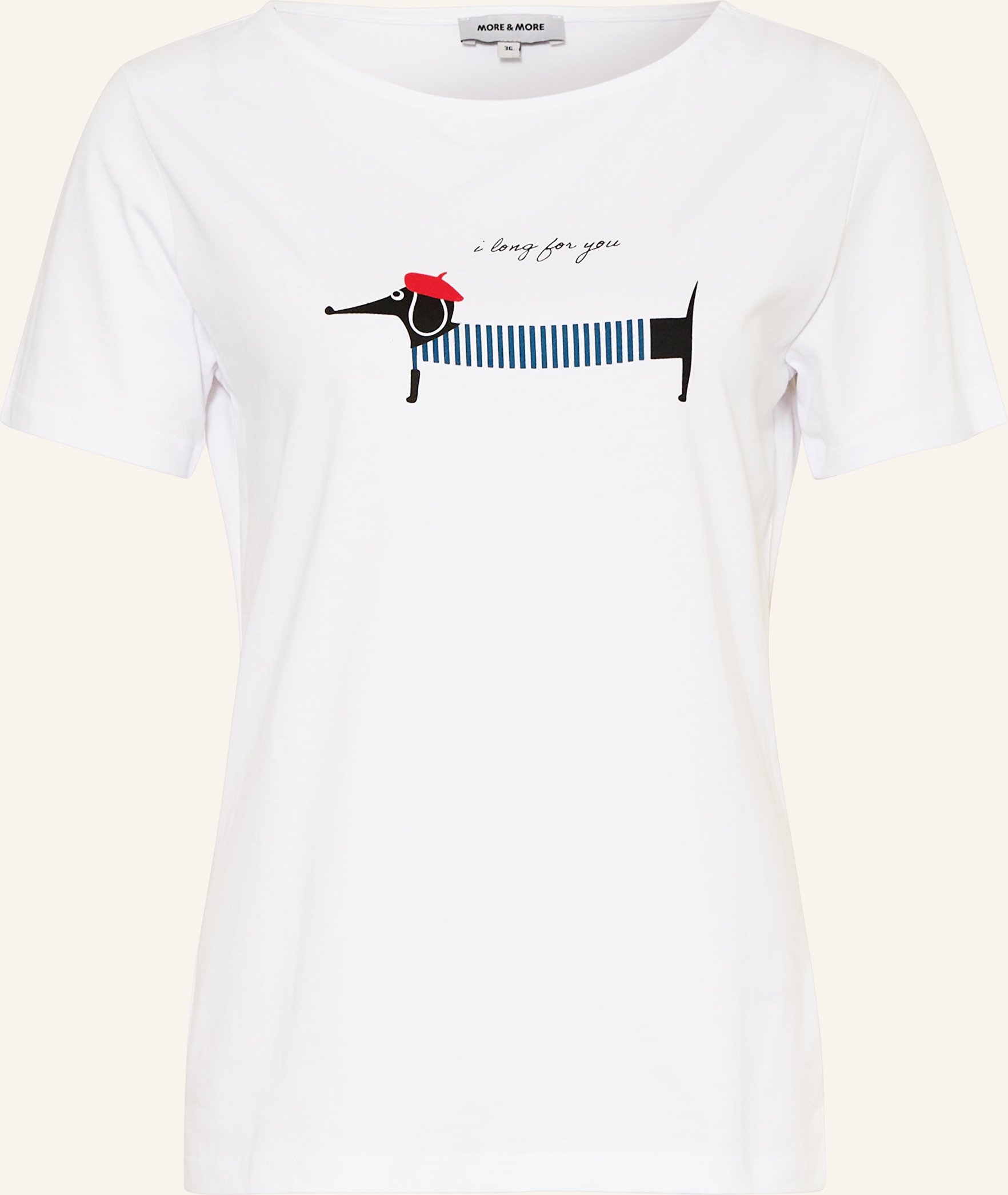 More & More T-Shirt weiss