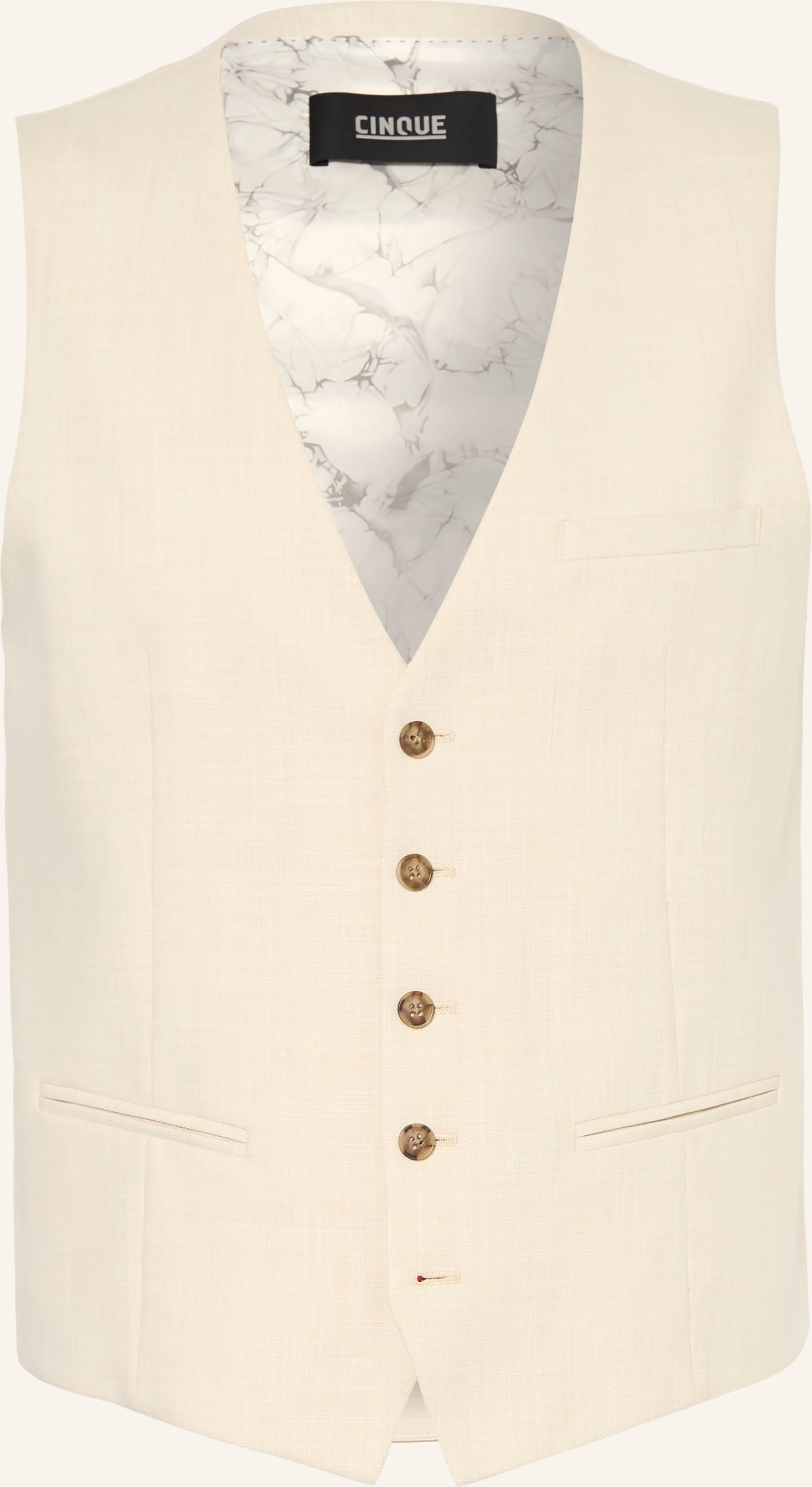 Cinque Anzugweste Civitra Regular Fit weiss