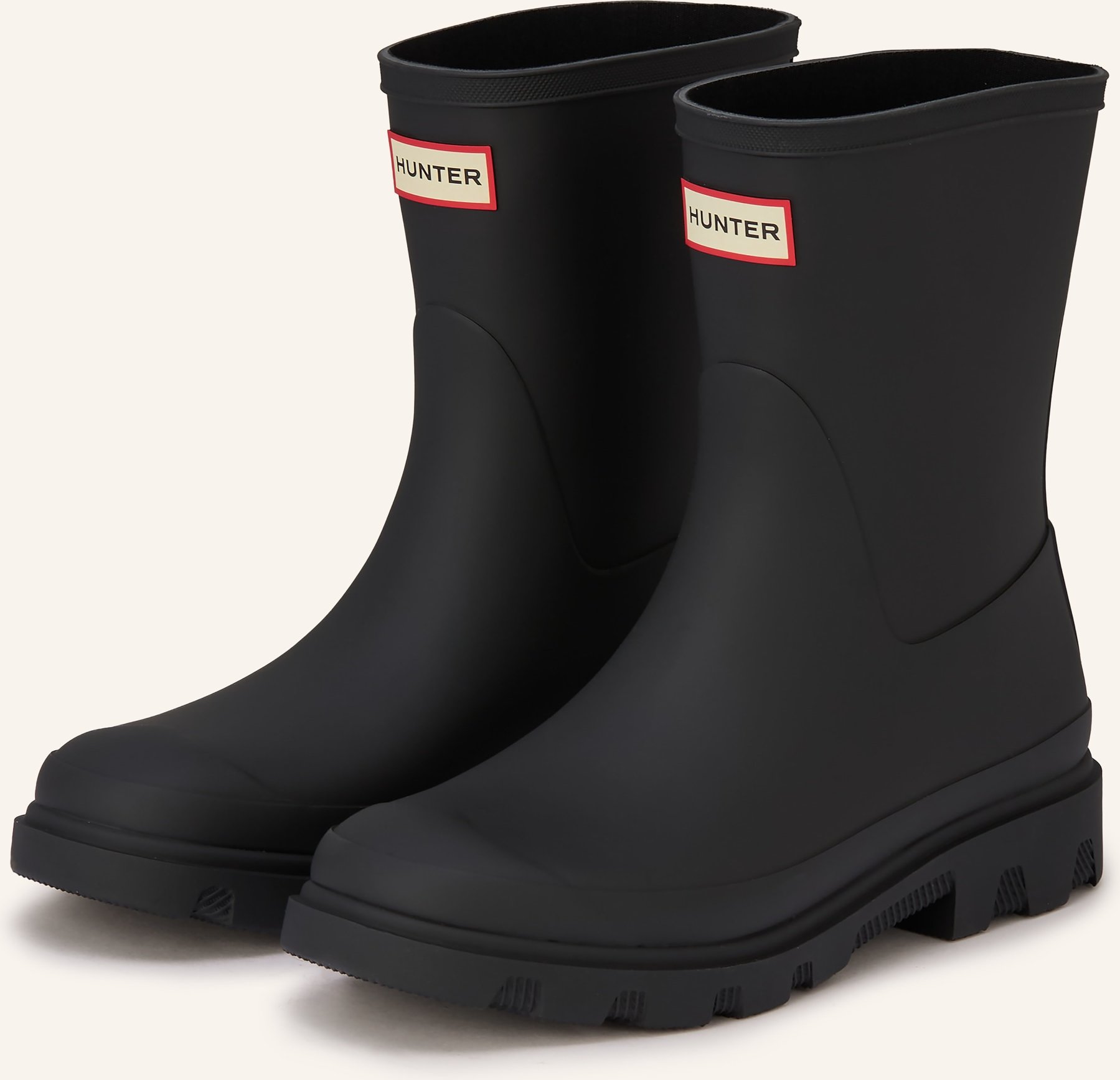 Hunter Gummi-Boots Downpour Short schwarz