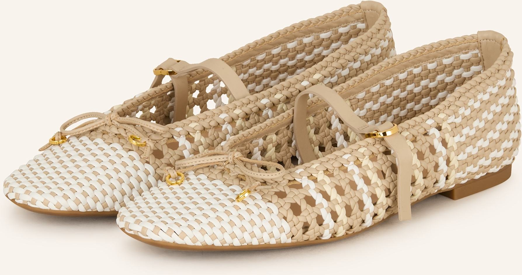 Odissì Mary-Jane-Ballerinas Lina beige