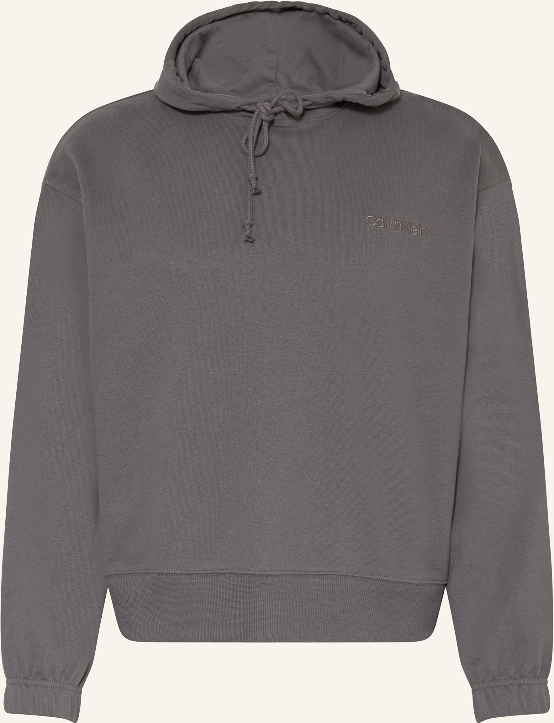 Calvin Klein Lounge-Hoodie Cotton Terry Blend grau