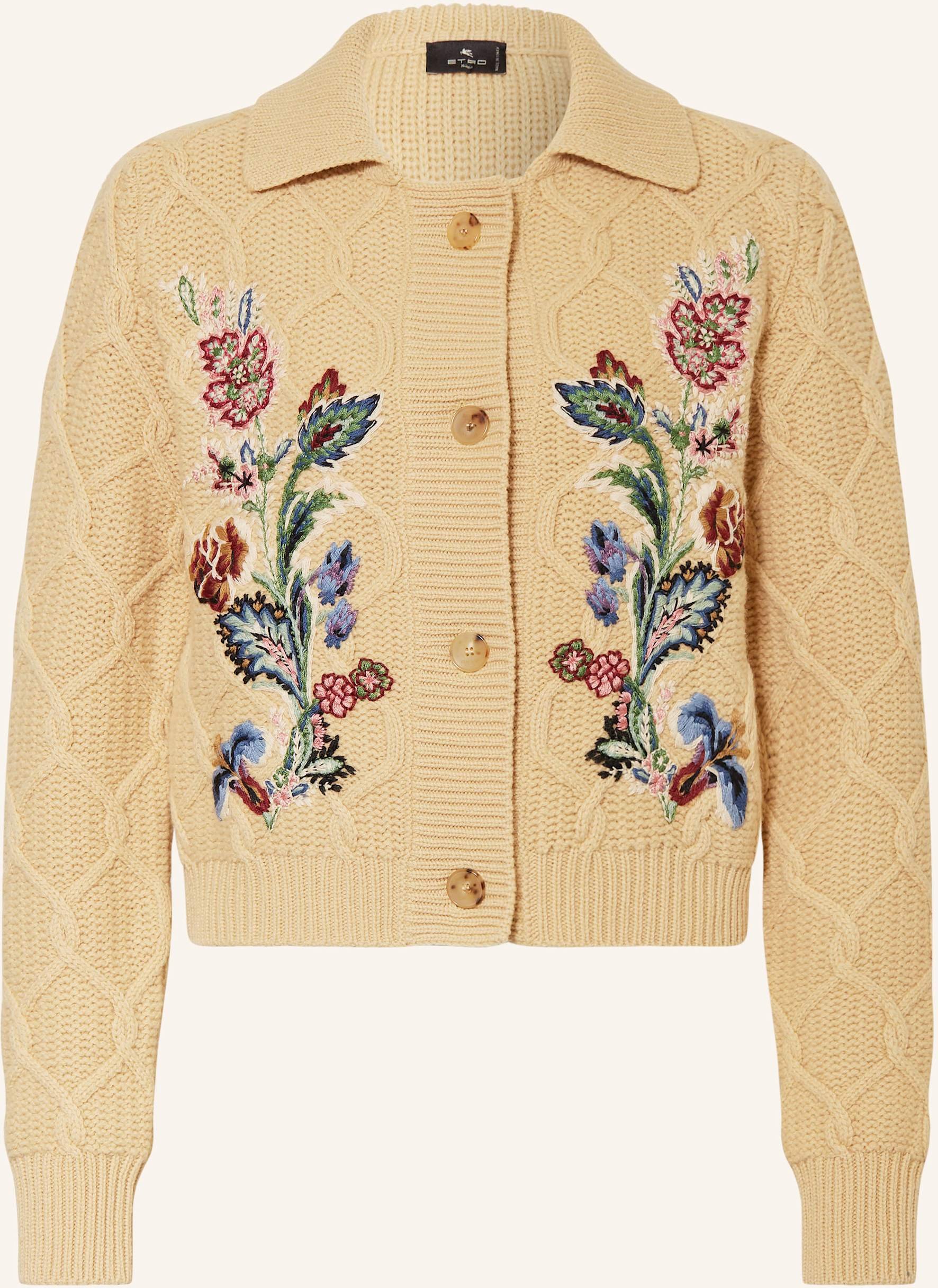 Etro Strickjacke beige