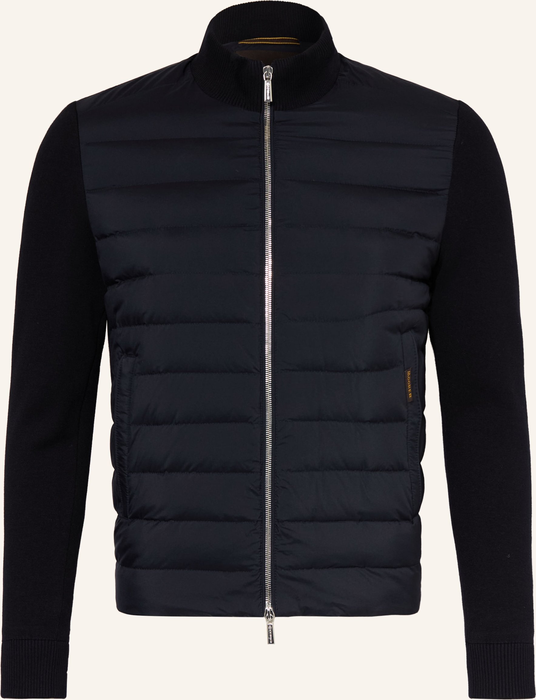 Moorer Daunenjacke Duncan Im Materialmix blau