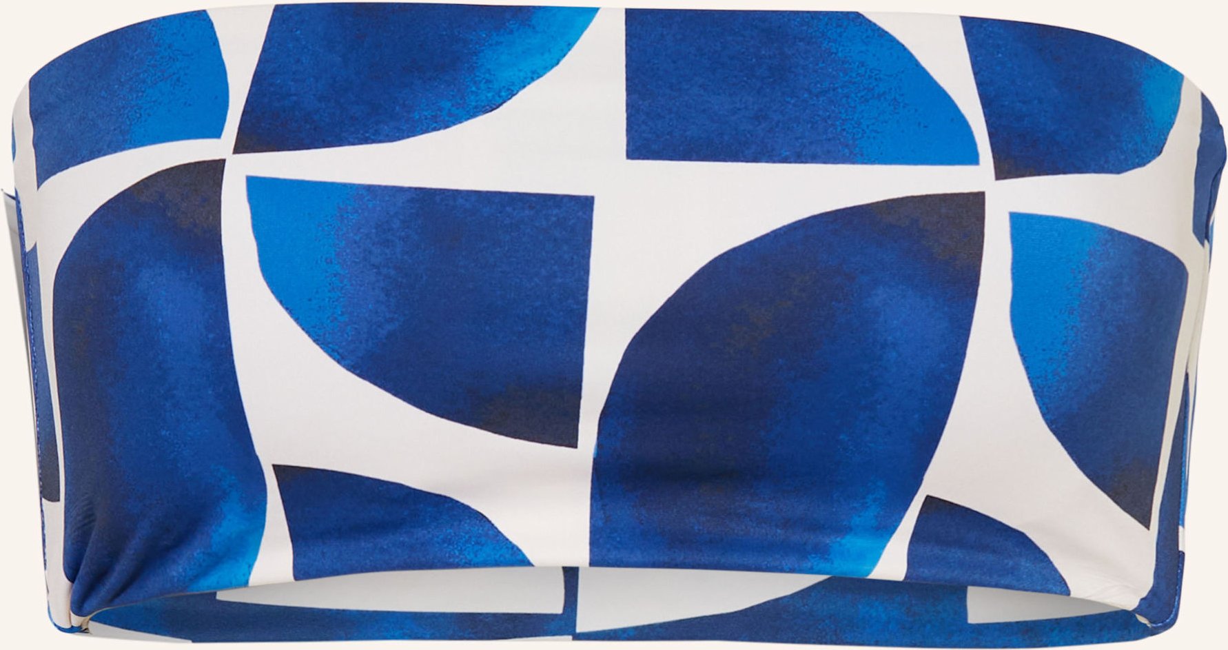 Seafolly Bandeau-Bikini-Top Sunray Zum Wenden blau