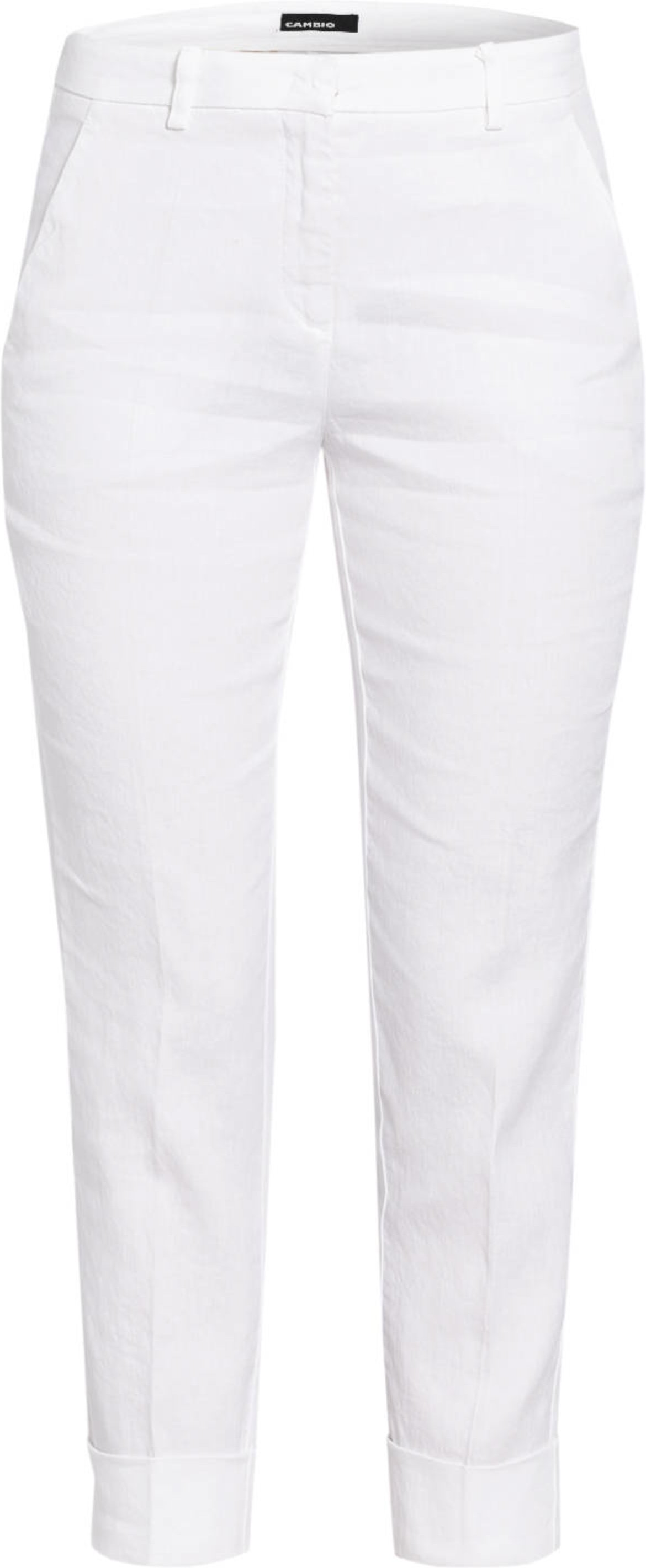 Cambio 7/8-Hose Krystal Mit Leinen weiss