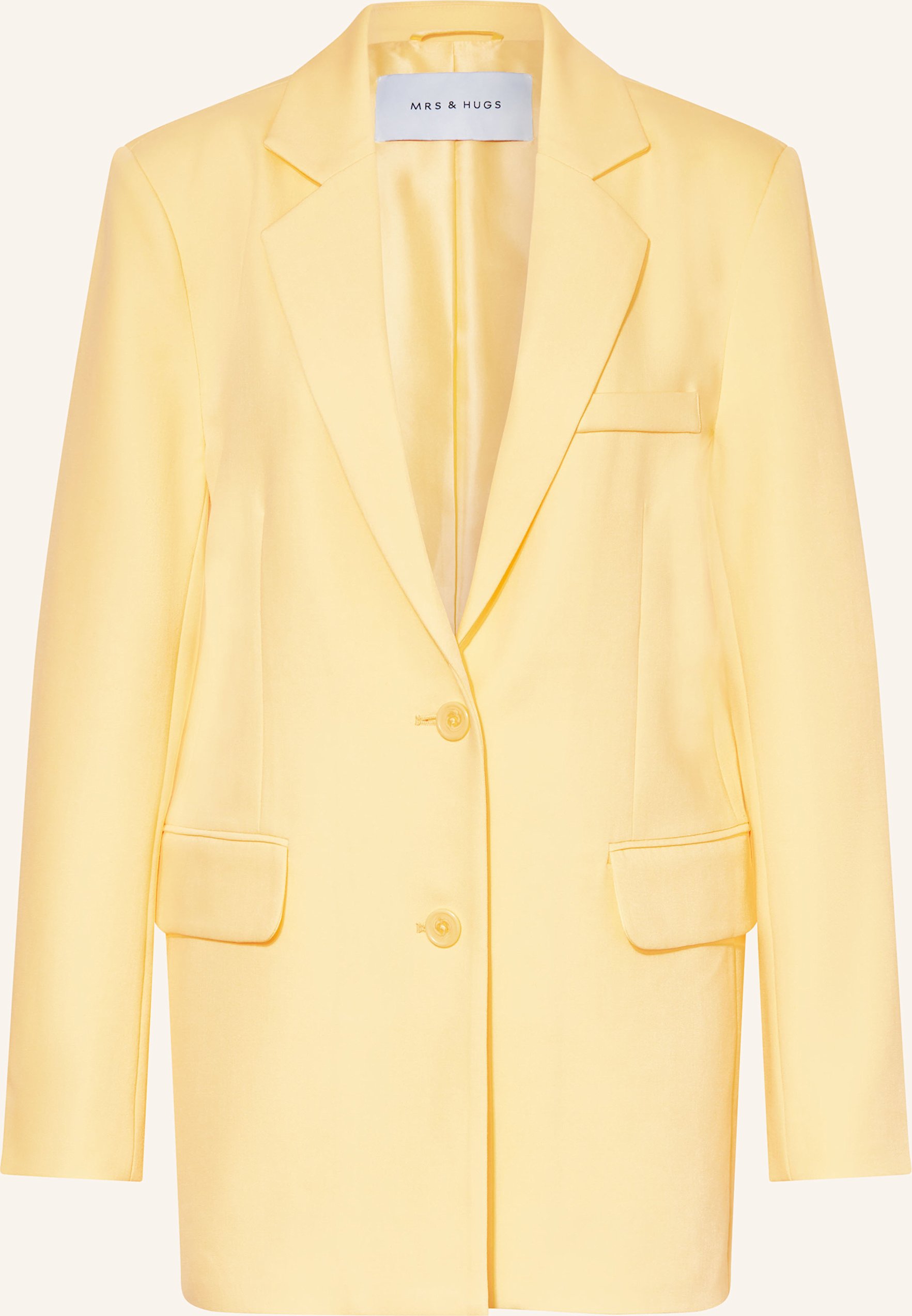 Mrs & Hugs Longblazer gelb