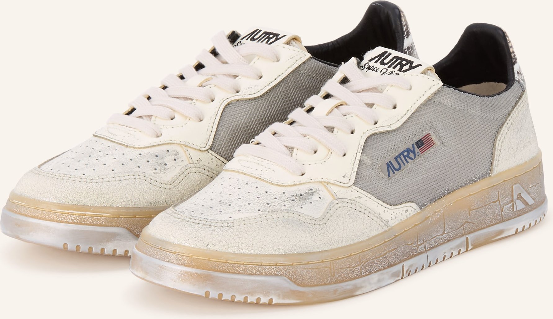 Autry Sneaker Medalist Low silber