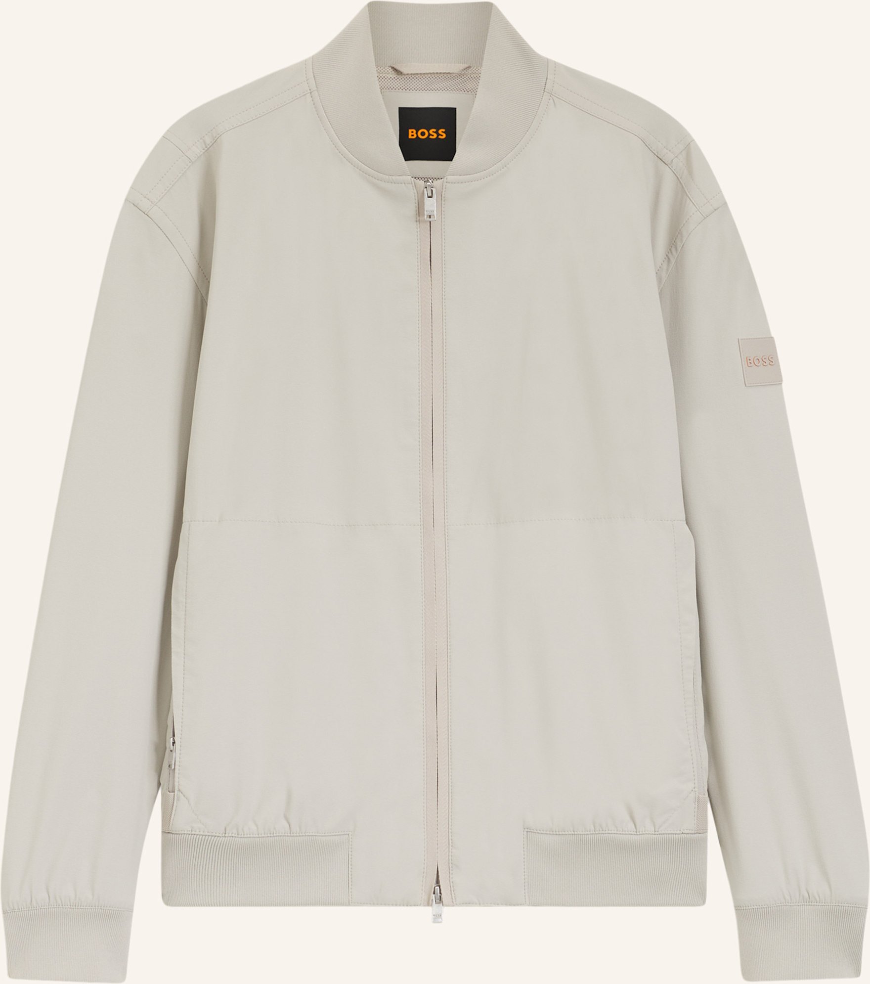 Boss Casual Jacke Osurf Regular Fit grau